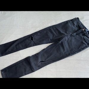 hollister black washed jeans